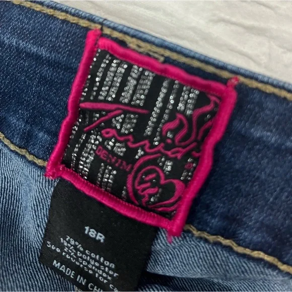 Torrid jeans women’s 18R plus size stretch straight skinny plus size - Picture 5 of 11